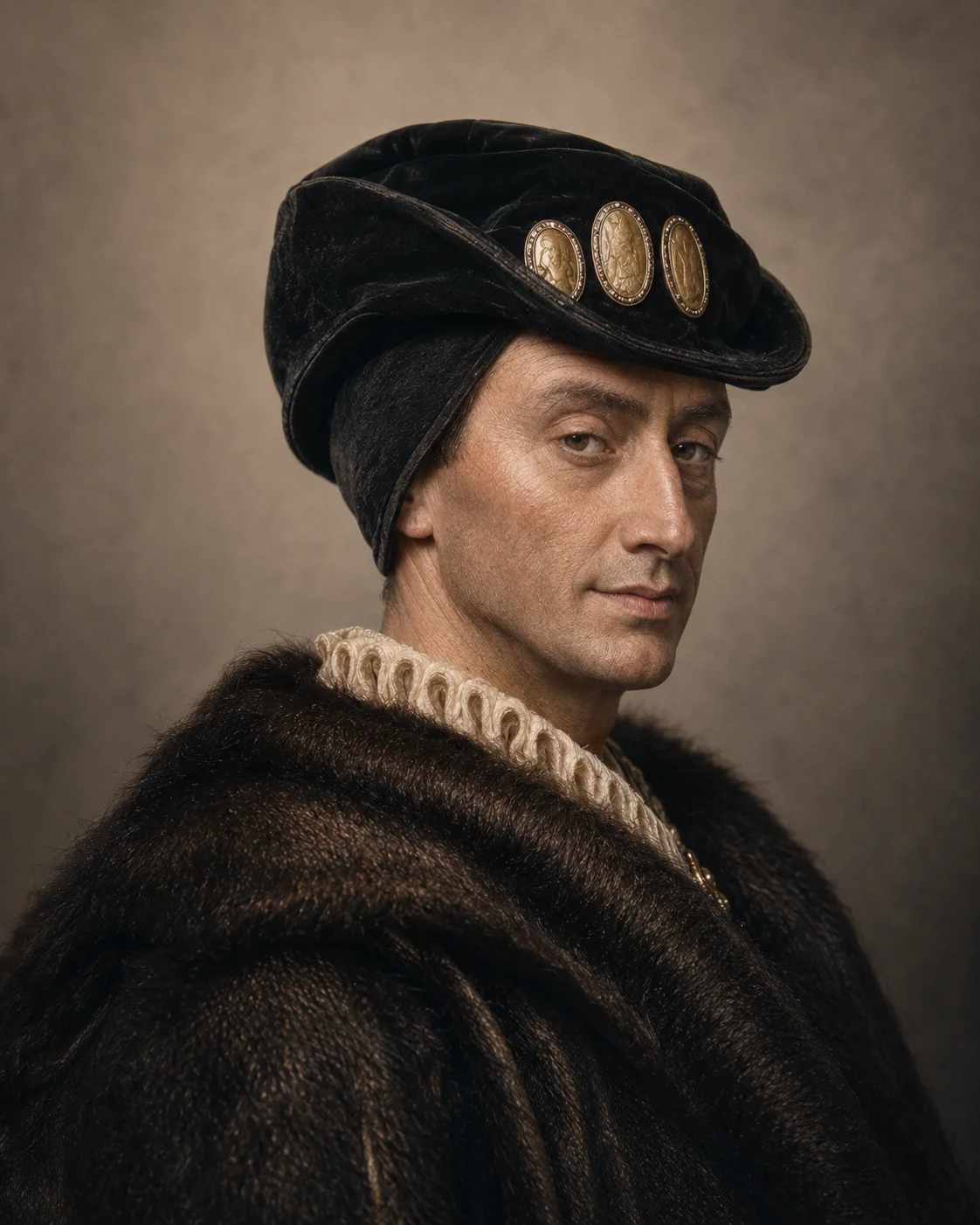 Reconstitution photographique de Louis XI