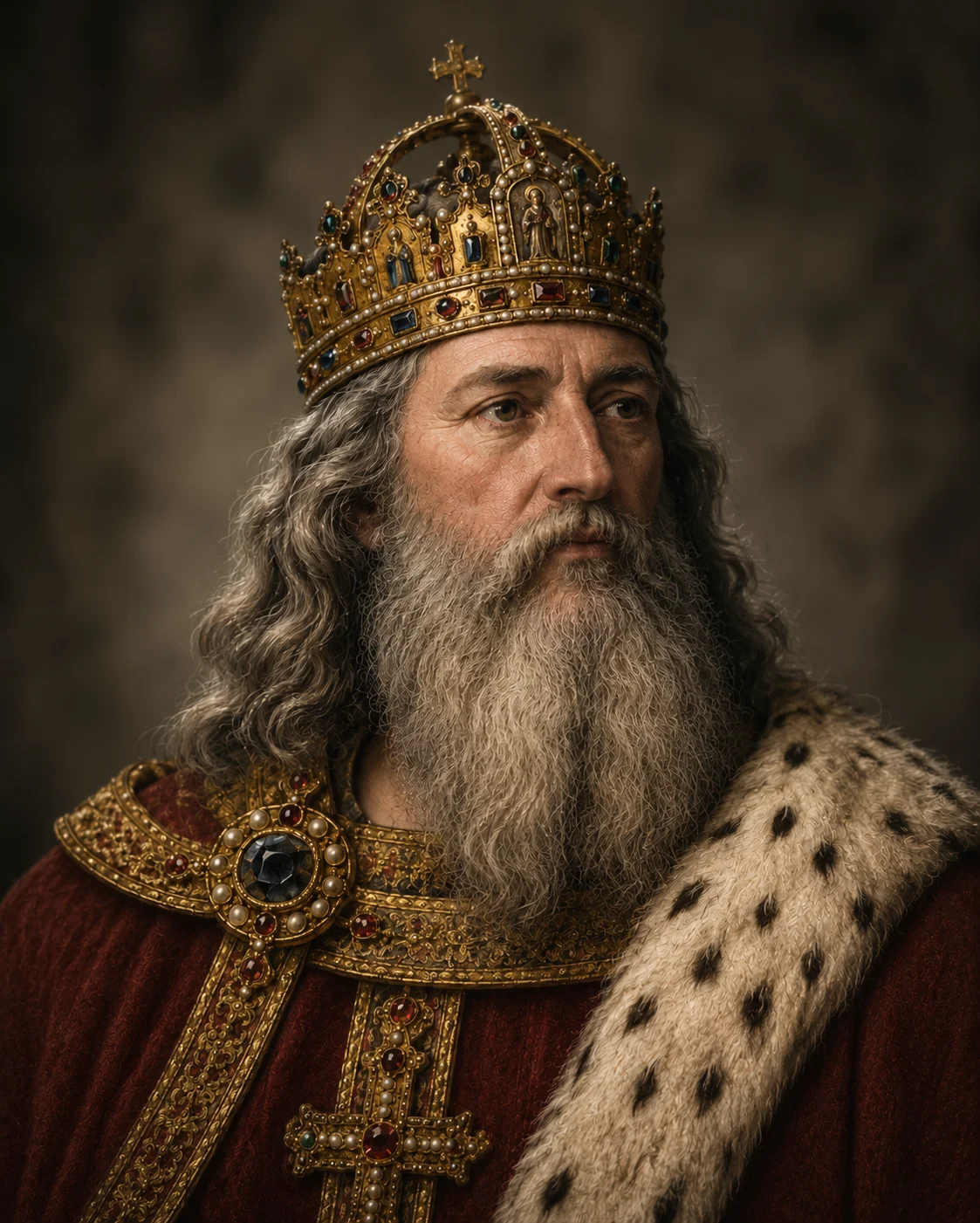Reconstitution photographique de Charlemagne
