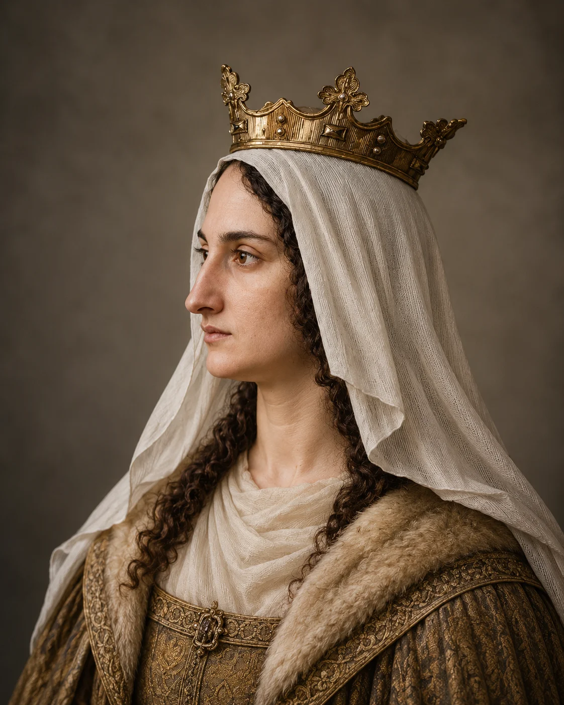 Reconstitution photographique de Blanche de Castille