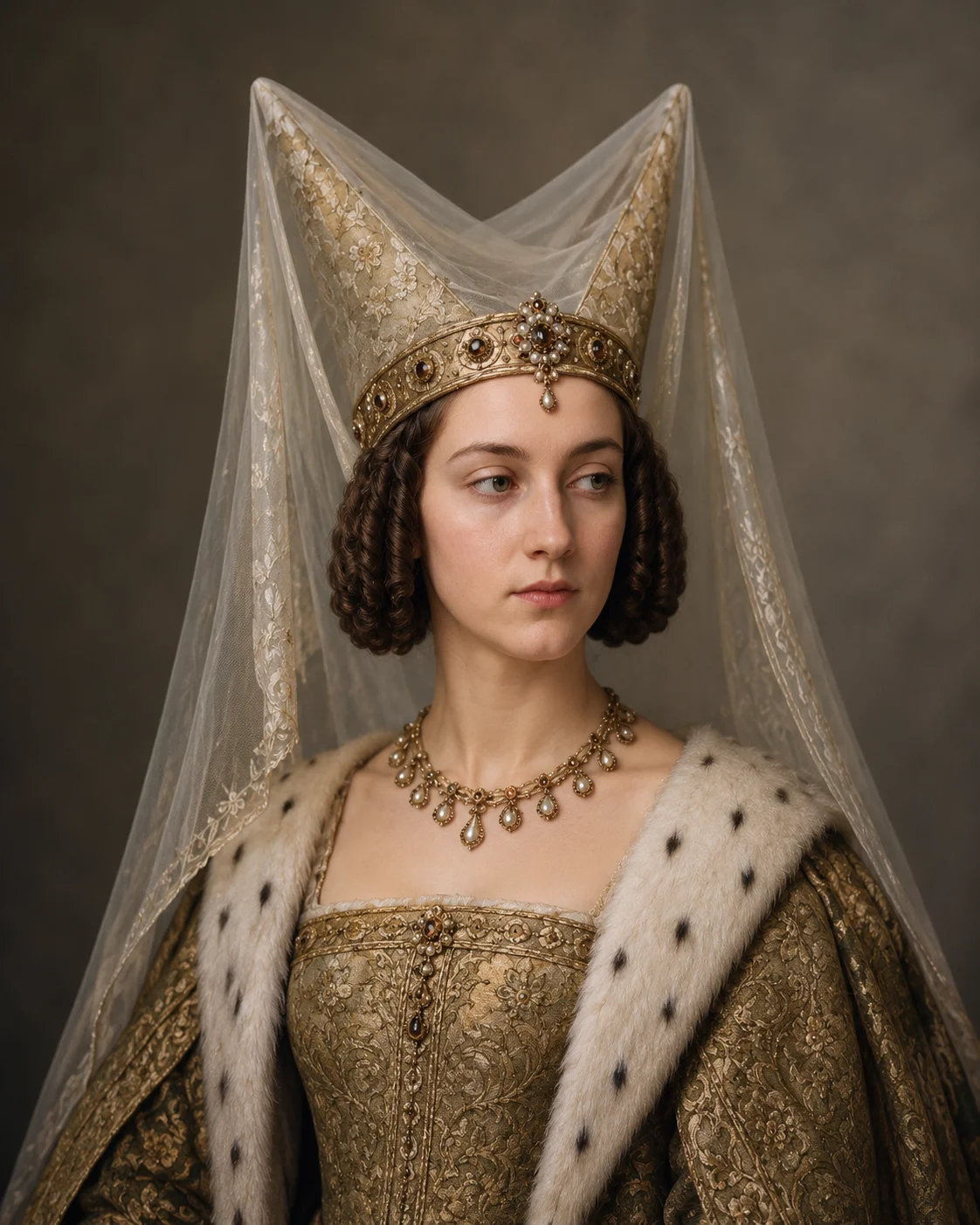 Reconstitution photographique de Isabeau de Bavière