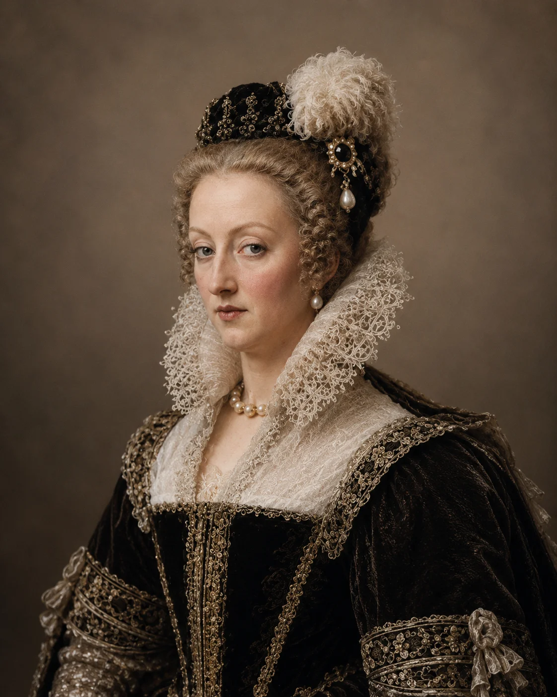 Reconstitution photographique de Anne d’Autriche