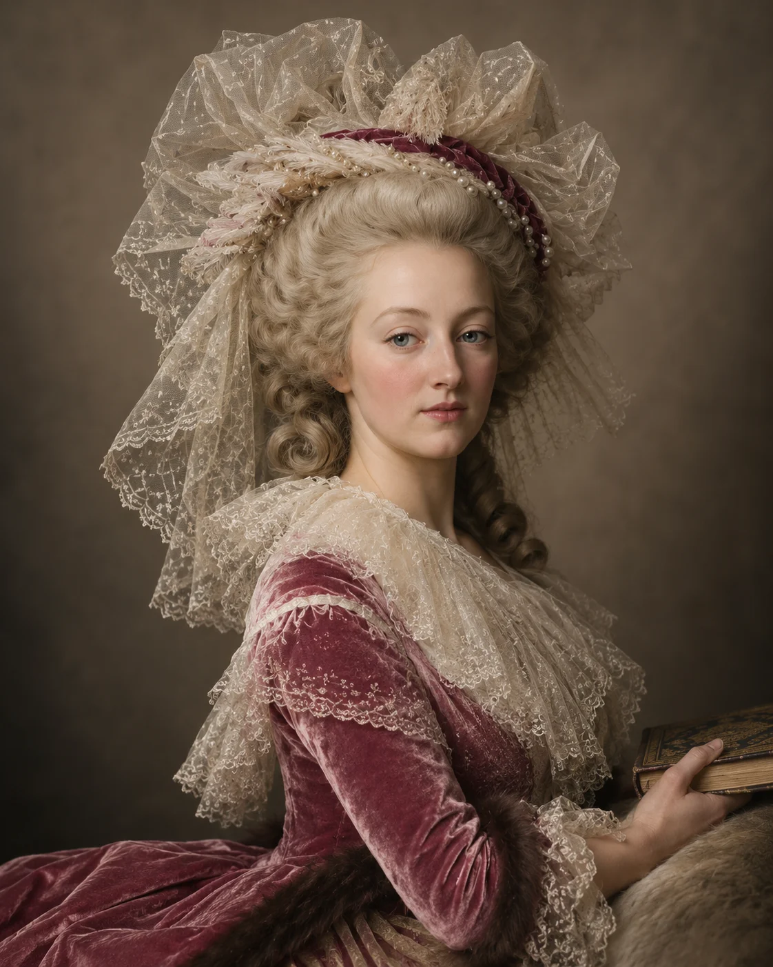 Reconstitution photographique de Marie-Antoinette