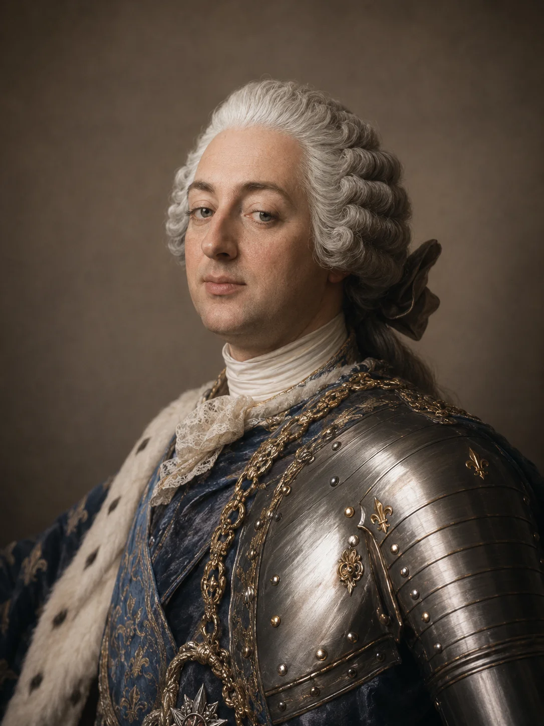 Reconstitution photographique de Louis XV