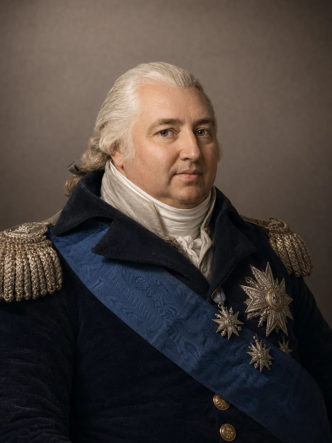 Reconstitution photographique de Louis XVIII