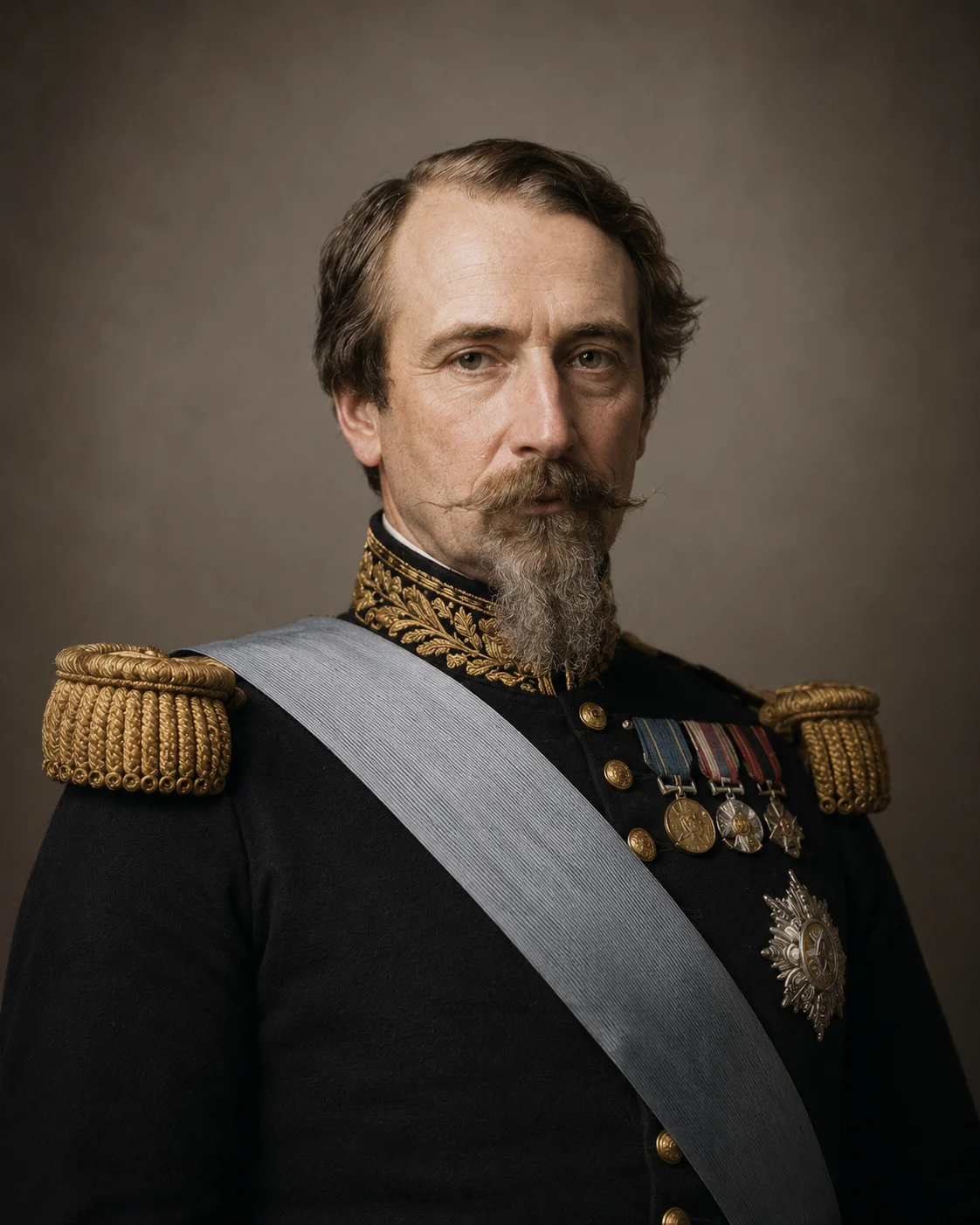 Reconstitution photographique de Napoléon III