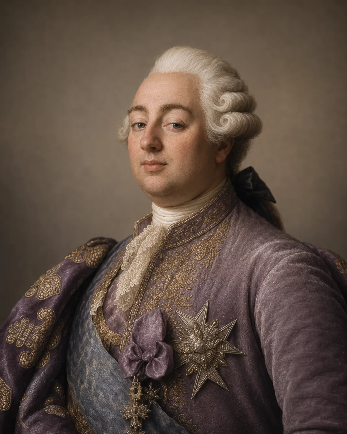 Reconstitution photographique de Louis XVI