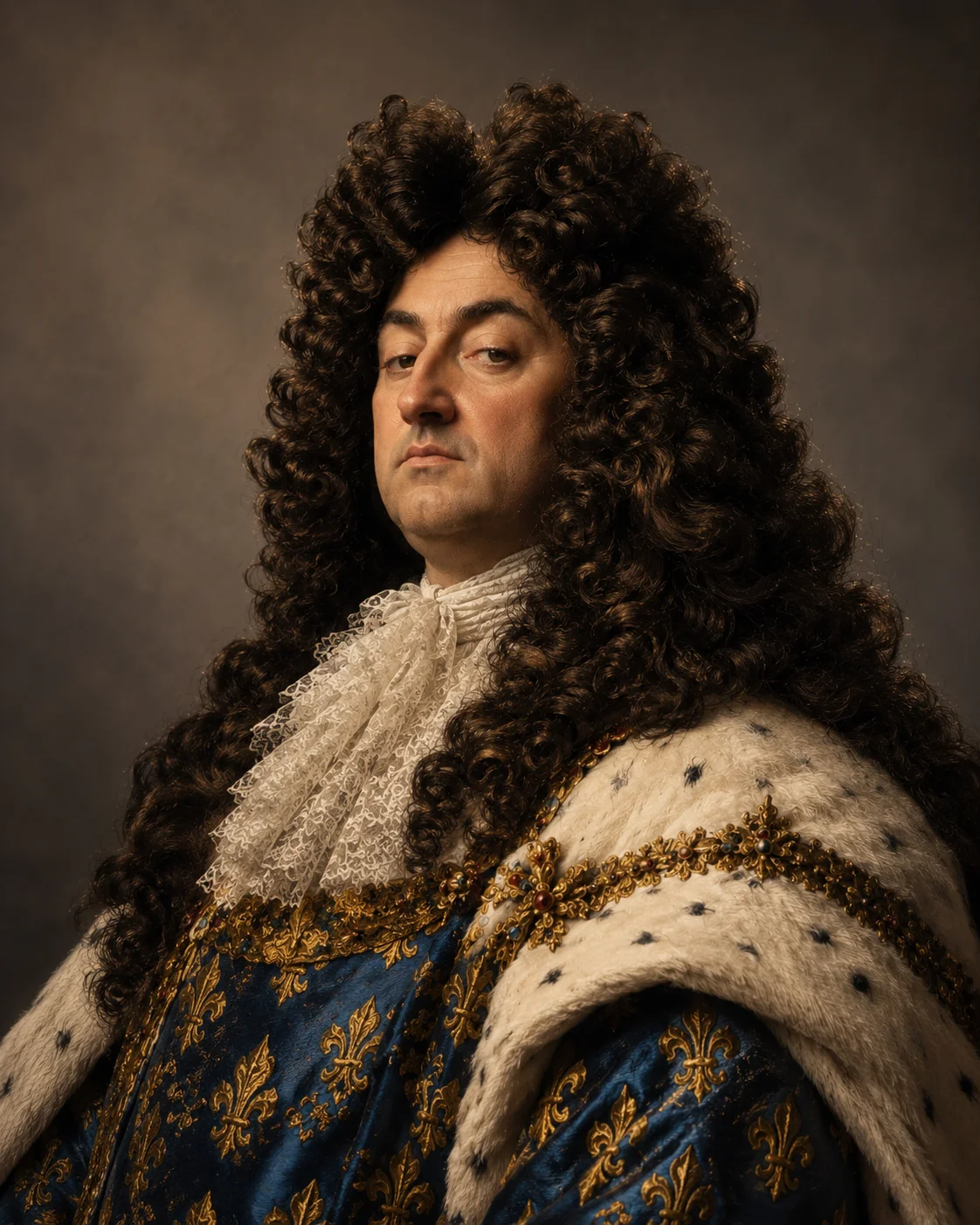 Reconstitution photographique de Louis XIV
