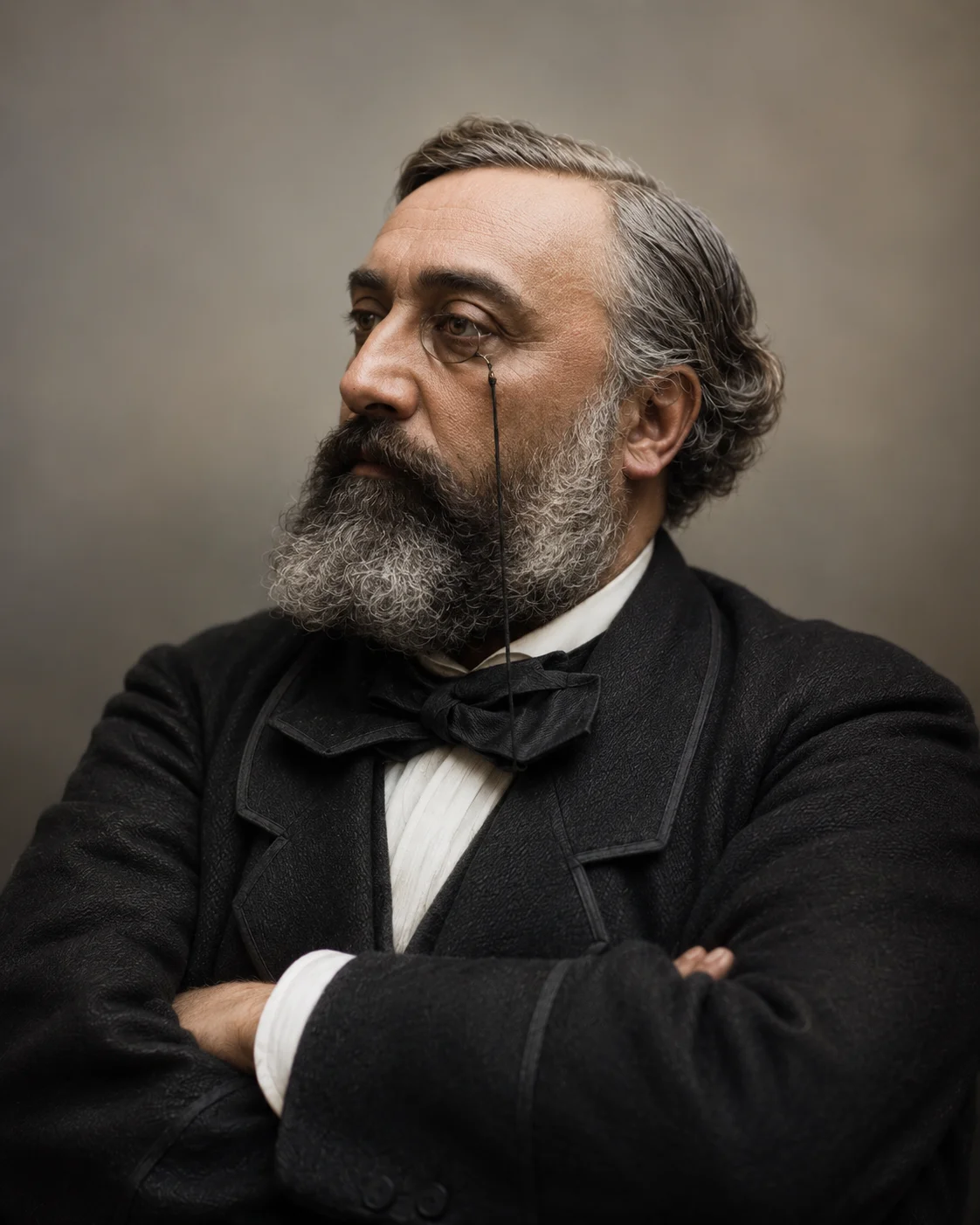 Reconstitution photographique de Léon Gambetta